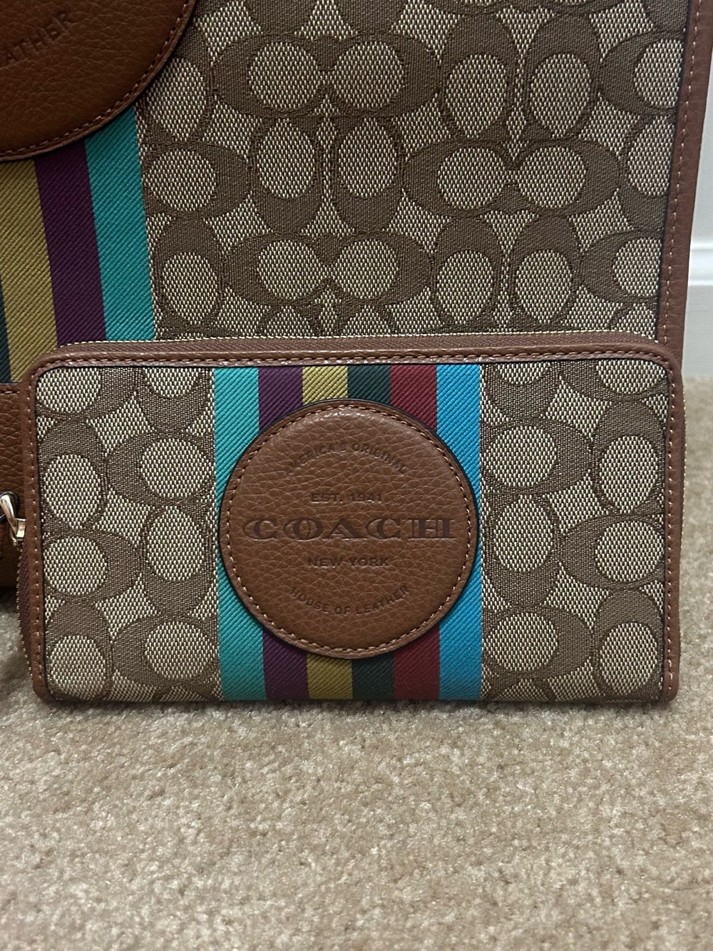 NWT Coach Dempsey Large Wallet